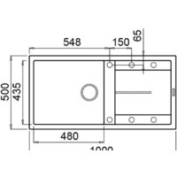 Кухонная мойка Elleci Unico 480 Nero G40 - Превью изображения №2 — Интернет-магазин Time-Shop