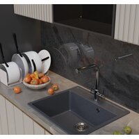 Кухонная мойка Mixline ML-GM15 551921 (антрацитовый) - Превью изображения №4 — Интернет-магазин Time-Shop