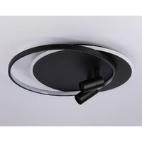 Припотолочная люстра Ambrella light FL51393/1+2 BK - Превью изображения №6 — Интернет-магазин Time-Shop