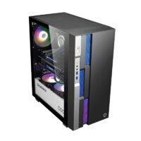 Корпус GameMax Brufen C3 (черный/белый) - Превью изображения №2 — Интернет-магазин Time-Shop