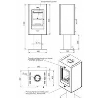 Свободностоящая печь-камин Мета-Бел Рона АОТ-6.0-01 - Превью изображения №4 — Интернет-магазин Time-Shop