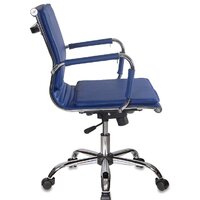 Офисное кресло Бюрократ CH-993-Low/Blue (синий) - Превью изображения №3 — Интернет-магазин Time-Shop