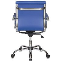 Офисное кресло Бюрократ CH-993-Low/Blue (синий) - Превью изображения №4 — Интернет-магазин Time-Shop