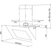 Кухонная вытяжка TEKA DVT 950 (белый) [40483522] - Превью изображения №3 — Интернет-магазин Time-Shop