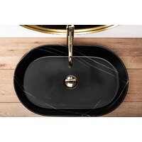 Умывальник Rea Nadia 60 Black Stone Matt REA-U8565 - Превью изображения №4 — Интернет-магазин Time-Shop