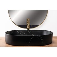 Умывальник Rea Nadia 60 Black Stone Matt REA-U8565 - Превью изображения №3 — Интернет-магазин Time-Shop