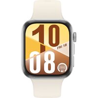 Умные часы Huawei Watch FIT 4 (серебристый, с бежевым силиконовым ремешком, международная версия) - Превью изображения №3 — Интернет-магазин Time-Shop