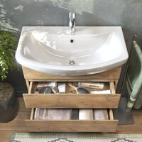  Vigo Тумба под умывальник Wing 700-0-2 Балтика навесная (дуб золотой) - Превью изображения №5 — Интернет-магазин Time-Shop