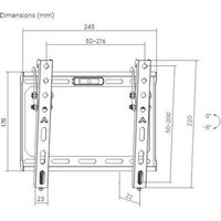 Кронштейн для телевизора Ultramounts UM847 (черный) - Превью изображения №4 — Интернет-магазин Time-Shop