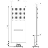 Верхний душ Deante Multibox NAC 096K - Превью изображения №2 — Интернет-магазин Time-Shop