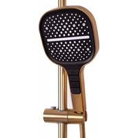 Душевая система  Hansberge H5049 (золото матовый) - Превью изображения №3 — Интернет-магазин Time-Shop