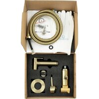 Гигиенический душ Filarete Roun FL100 (золото матовый) - Превью изображения №6 — Интернет-магазин Time-Shop