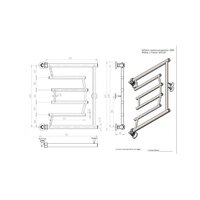 Полотенцесушитель Двин D Pobeda 50/60 (черный матовый) - Превью изображения №4 — Интернет-магазин Time-Shop