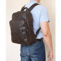 Городской рюкзак Carlo Gattini Monferrato 3017-04 (темно-коричневый) - Превью изображения №4 — Интернет-магазин Time-Shop
