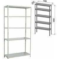 Стеллаж Brabix Ms Plus-200/30-5 291108 - Превью изображения №2 — Интернет-магазин Time-Shop