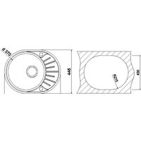 Кухонная мойка Oulin OL-R101 - Превью изображения №2 — Интернет-магазин Time-Shop