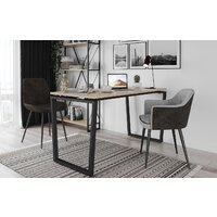 Стул Олмеко Николь (велюр Панда браун шоколад/черный) - Превью изображения №7 — Интернет-магазин Time-Shop