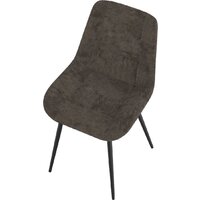 Стул Олмеко Николь (велюр Панда браун шоколад/черный) - Превью изображения №5 — Интернет-магазин Time-Shop