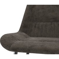 Стул Олмеко Николь (велюр Панда браун шоколад/черный) - Превью изображения №6 — Интернет-магазин Time-Shop