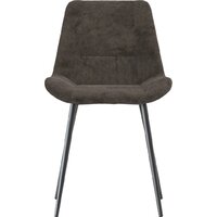 Стул Олмеко Николь (велюр Панда браун шоколад/черный) - Превью изображения №2 — Интернет-магазин Time-Shop