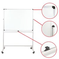 Магнитно-маркерная доска BRAUBERG Premium на стенде 90х120 см 236851 (белый) - Превью изображения №5 — Интернет-магазин Time-Shop