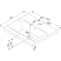 Умывальник AM.PM Gem M90WCC0502WG - Превью изображения №3 — Интернет-магазин Time-Shop