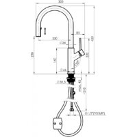 Смеситель Rubineta Bona-33 PO BO33008 - Превью изображения №4 — Интернет-магазин Time-Shop