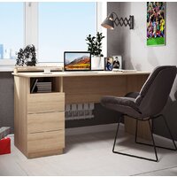 Стол Mio Tesoro Велия МВ-08 140х60 (дуб сонома) - Превью изображения №7 — Интернет-магазин Time-Shop