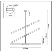 Подвесная люстра Odeon Light Soho 4307/6 - Превью изображения №2 — Интернет-магазин Time-Shop