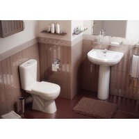 Унитаз напольный Rosa Комфорт (белый) - Превью изображения №2 — Интернет-магазин Time-Shop