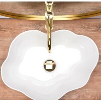 Умывальник Rea Pearl (белый) - Превью изображения №3 — Интернет-магазин Time-Shop