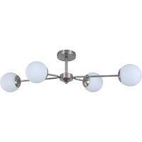 Люстра средней высоты Escada 150008/4R ES0000068 (Satin Nickel) - Превью изображения №2 — Интернет-магазин Time-Shop