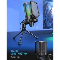 Проводной микрофон FIFINE A6V (черный) - Превью изображения №3 — Интернет-магазин Time-Shop