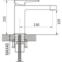 Смеситель Shevanik S6801 - Превью изображения №2 — Интернет-магазин Time-Shop