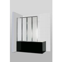 Стеклянная шторка для ванны Cerutti Spa Bouna 130x140 - Превью изображения №2 — Интернет-магазин Time-Shop