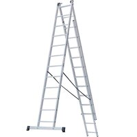 Лестница-стремянка Новая высота NV 123 алюминиевая трёхсекционная 3x12 ступеней - Превью изображения №10 — Интернет-магазин Time-Shop