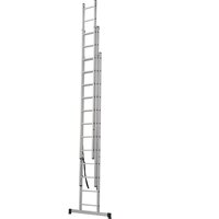 Лестница-стремянка Новая высота NV 123 алюминиевая трёхсекционная 3x12 ступеней - Превью изображения №9 — Интернет-магазин Time-Shop