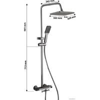 Душевая система  Ekko E2508-5 - Превью изображения №2 — Интернет-магазин Time-Shop