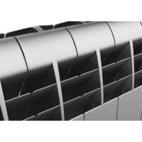Биметаллический радиатор Royal Thermo BiLiner 350 Silver Satin (4 секции) - Превью изображения №3 — Интернет-магазин Time-Shop
