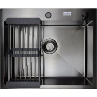 Кухонная мойка MARRBAXX B6050-R (черный/графит) - Превью изображения №2 — Интернет-магазин Time-Shop