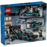 Конструктор LEGO City 60406 Гоночный автомобиль и грузовик-автовоз - Превью изображения №12 — Интернет-магазин Time-Shop