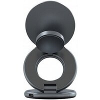 Беспроводное зарядное Magssory Signature Disc Pro для Apple 3 в 1 WCH073 (темно-серый) - Превью изображения №3 — Интернет-магазин Time-Shop