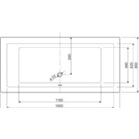 Ванна Cezares Plane 180x80 - Превью изображения №4 — Интернет-магазин Time-Shop
