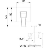 Смеситель без скрытого механизма Lemark Unit [LM4523C] - Превью изображения №2 — Интернет-магазин Time-Shop
