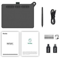 Графический планшет Parblo Ninos M (черный) - Превью изображения №14 — Интернет-магазин Time-Shop