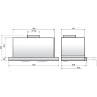Кухонная вытяжка Elikor Интегра S2 60П-700-В2Д (белый) - Превью изображения №2 — Интернет-магазин Time-Shop