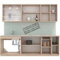Готовая кухня Интерлиния Мила 23 (белый платинум/белый платинум глянец/дуб бунратти) - Превью изображения №6 — Интернет-магазин Time-Shop