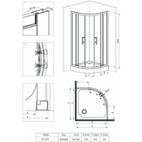 Душевой уголок Deante Jasmin 80x80 KGJ 052P - Превью изображения №3 — Интернет-магазин Time-Shop