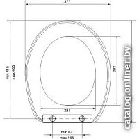 Сиденье для унитаза Bisk Smart 03924 (белый) - Превью изображения №2 — Интернет-магазин Time-Shop