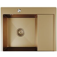 Кухонная мойка Mixline Pro 552925 (бронза, с сифоном) - Превью изображения №1 — Интернет-магазин Time-Shop